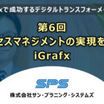 第6回プロセスマネジメントの実現を支援　iGrafx